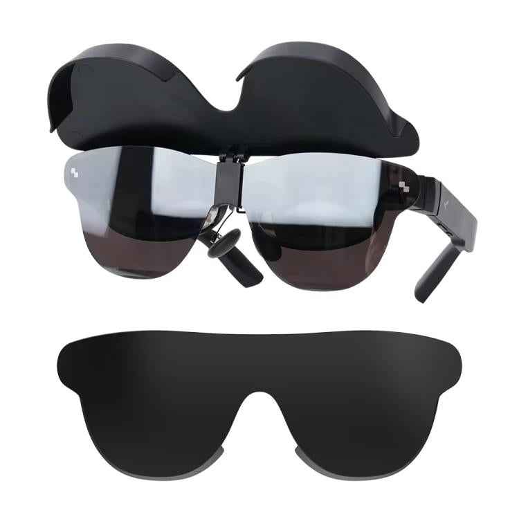 Flip-up Light Shield for RayNeo Air 3s/Air 3s Pro/Air 4/Air 4 Pro Ultra-Light  AR Glasses Privacy Cover, A