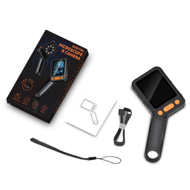 2.8 inch HD Digital Microscope Portable Electronic Repair Magnifier, HM028B