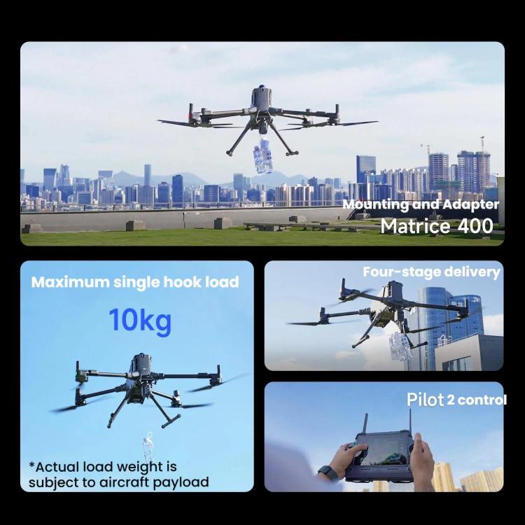 For DJI Matrice 400 / M350 RTK 4-Stage Dropper, LKTOP PT-4