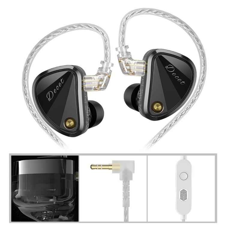 KZ Decet 3.5mm Array-style 10-Driver Dynamic 1.2m Wired Earphone, Original Sound Standard, Original Sound With Mic, Tuned Standard, Tuned With Mic