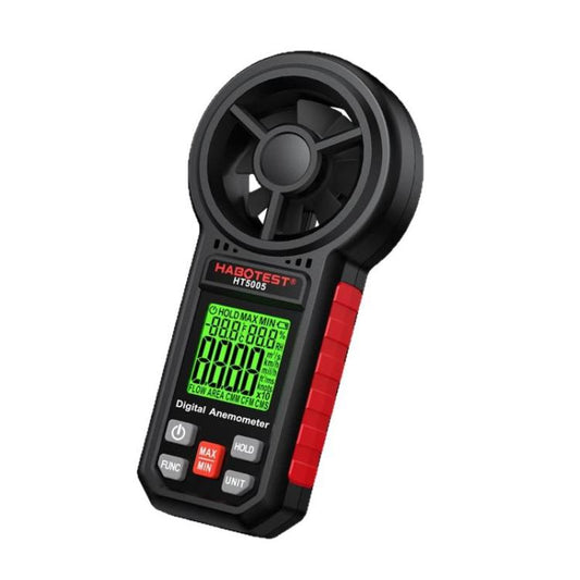 HABOTEST HT5005 Portable Digital Anemometer With Display Screen High Precision Wind Speed & Wind Temperature Tester, HT5005