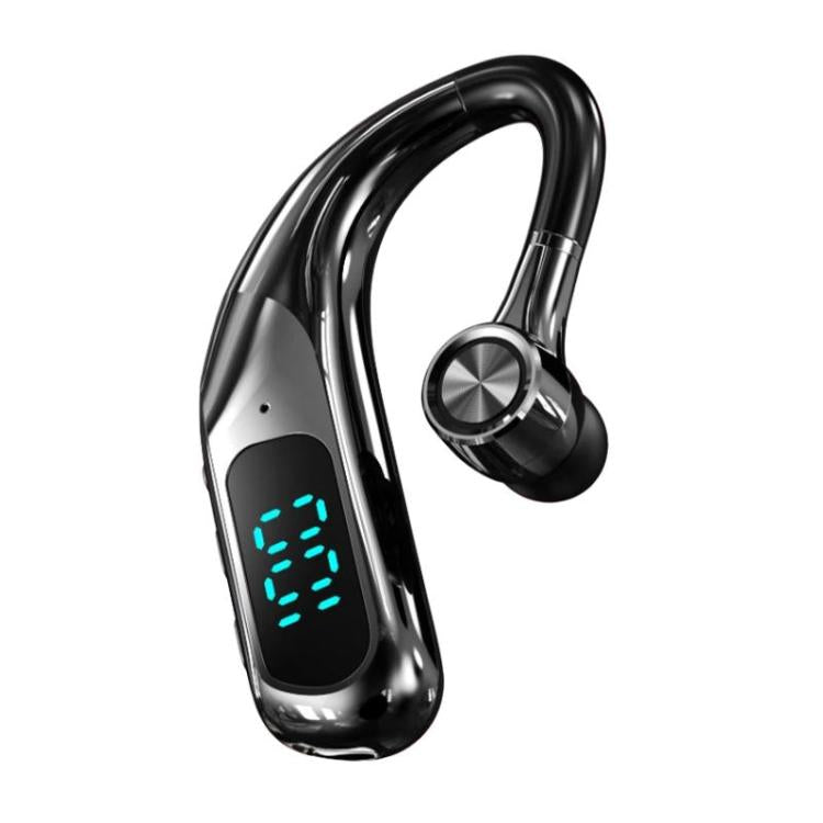 K3 Digital Display Single In-Ear Ear-Hook Bluetooth Earphone Portable High Definition Noise Reduction Earbud