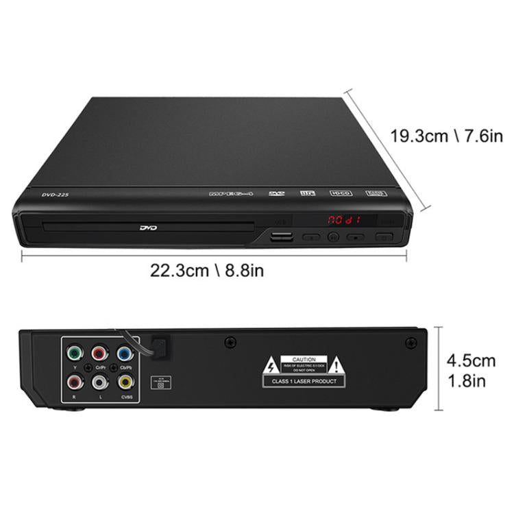 DVD Player High-Definition Mini CD Player, US Plug, EU Plug, UK Plug, AU Plug