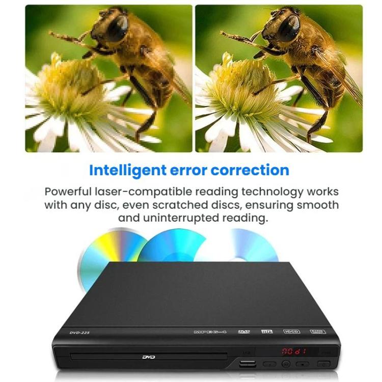 DVD Player High-Definition Mini CD Player, US Plug, EU Plug, UK Plug, AU Plug