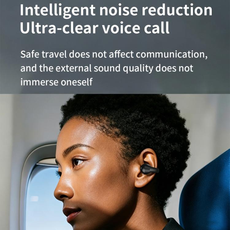 GD30 Single Ear Earring Style Bluetooth Earphone IPX3 Waterproof Clear Noise Reduction Earphone