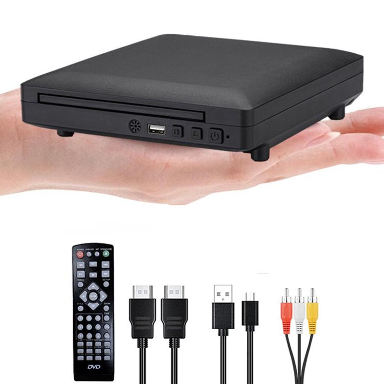 Portable Home DVD/EVD/VCD High-Definition Mini Disc Player, US Plug, EU Plug