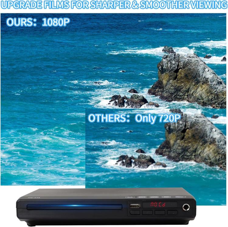 High-Definition Mini Home DVD/EVD/VCD Player Children CD Player, US Plug, EU Plug, UK Plug, AU Plug