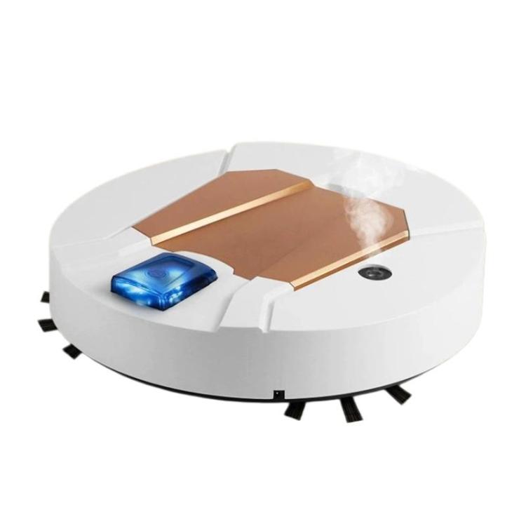 Mini Rechargeable Household Sweeping Robot Smart Vacuum Cleaner Cleaning Machine, White, Black, White With Spray, Black With Spray