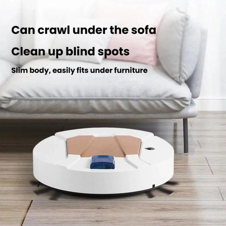 Mini Rechargeable Household Sweeping Robot Smart Vacuum Cleaner Cleaning Machine, White, Black, White With Spray, Black With Spray