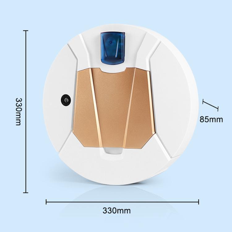 Mini Rechargeable Household Sweeping Robot Smart Vacuum Cleaner Cleaning Machine, White, Black, White With Spray, Black With Spray