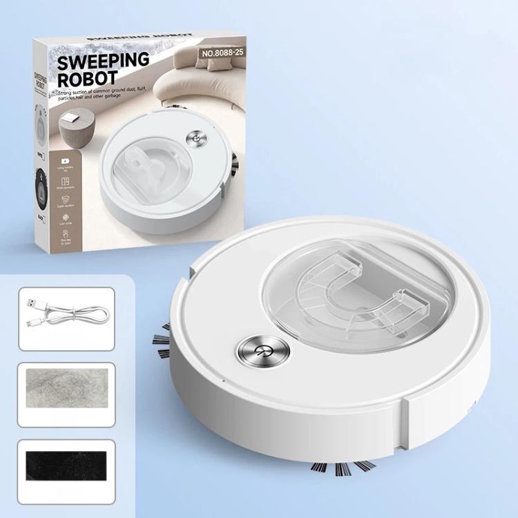 Robot Vacuum Cleaner 3-in-1 Sweeping, Vacuuming & Mopping With Visual Large Dustbin