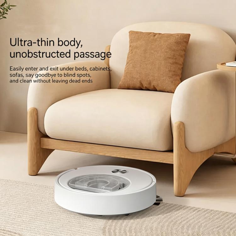 Robot Vacuum Cleaner 3-in-1 Sweeping, Vacuuming & Mopping With Visual Large Dustbin