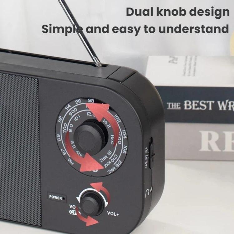 WDK Portable FM/AM/SW Tri-Band Radio, For EU, For US