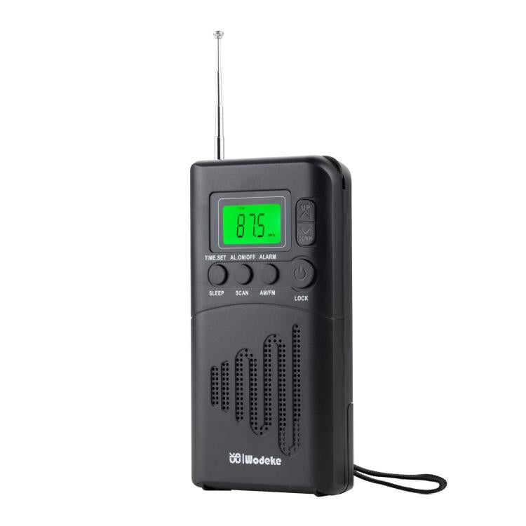 WDK Portable FM/AM Full-Band Mini Digital Display Radio, For EU, For US