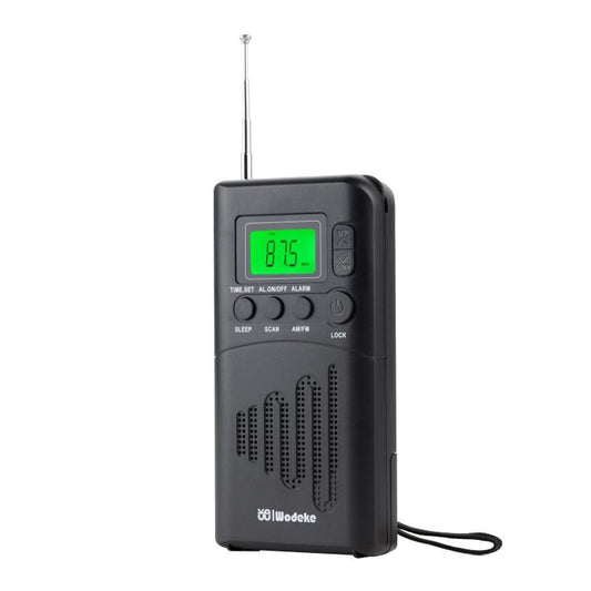 WDK Portable FM/AM Full-Band Mini Digital Display Radio, For EU, For US