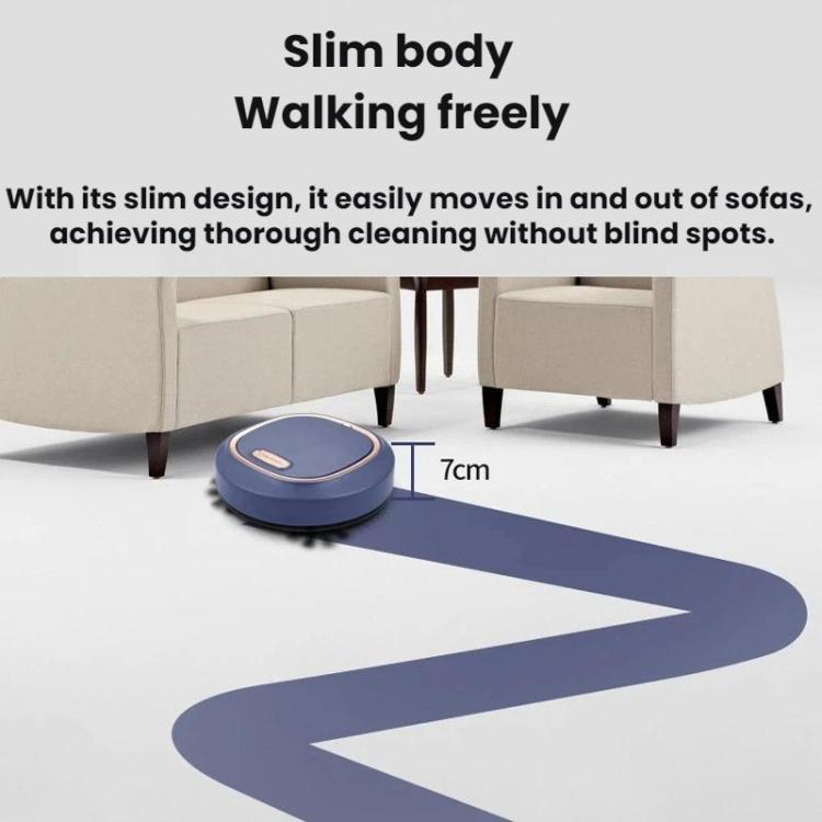 Fully Automatic Home Smart USB Rechargeable Cleaning Robot