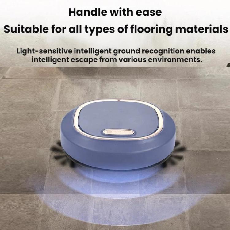 Fully Automatic Home Smart USB Rechargeable Cleaning Robot