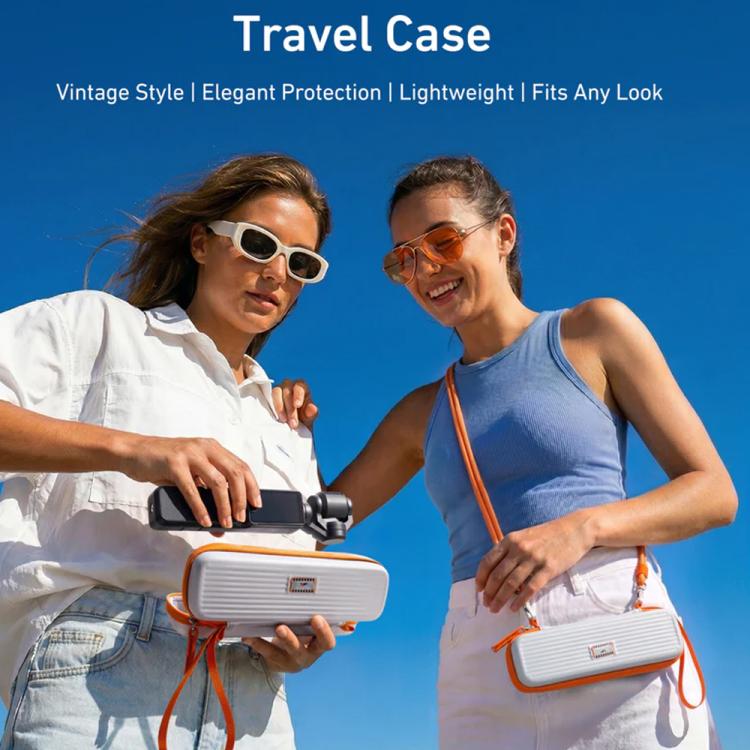 For DJI Osmo Pocket 4/3 TELESIN DisAdv Bag Portable Mini Suitcase Crossbody Bag with Adjustable Shoulder Strap
