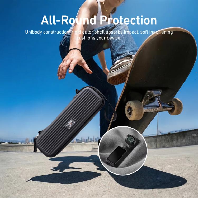 For DJI Osmo Pocket 4/3 TELESIN DisAdv Bag Portable Mini Suitcase Crossbody Bag with Adjustable Shoulder Strap