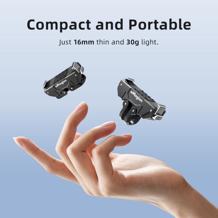 aMagisn 360-Degree Rotatable Magnetic Quick Release Mount For DJI Osmo Action 6/Nano, For DJI Osmo Action 6/Nano