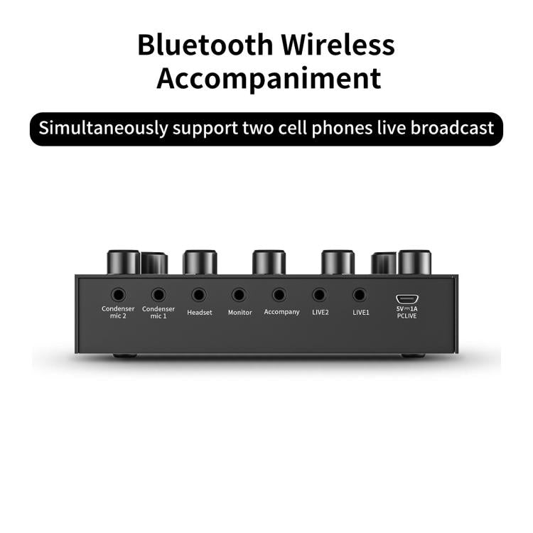 Dual BM800 Condenser Microphone with V8S Live Sound Card Kit Podcast Equipment Bundle Adjustable Scissor Arm Stand