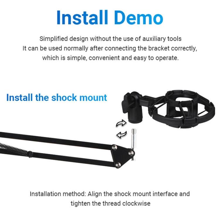 Dual BM800 Condenser Microphone with V8S Live Sound Card Kit Podcast Equipment Bundle Adjustable Scissor Arm Stand