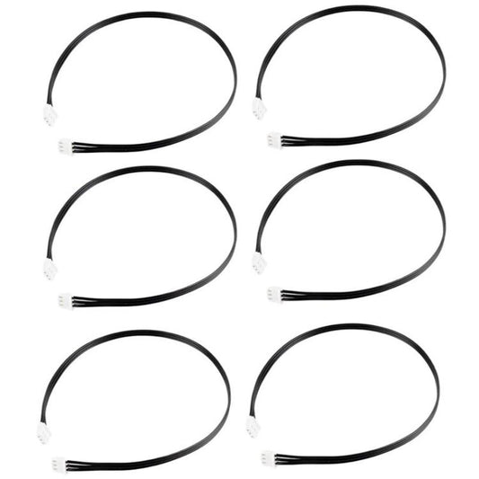Waveshare 5264-3PIN Servo Cable Compatible With ST / SC / CF Series Servos, 6pcs 300mm, 6pcs 900mm, 3pcs 300mm + 3pcs 900mm