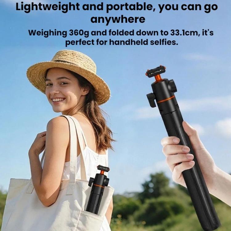For Insta360 Ace Pro / 2 / X5 Flymile Quick-Release Selfie Extension Pole Tripod