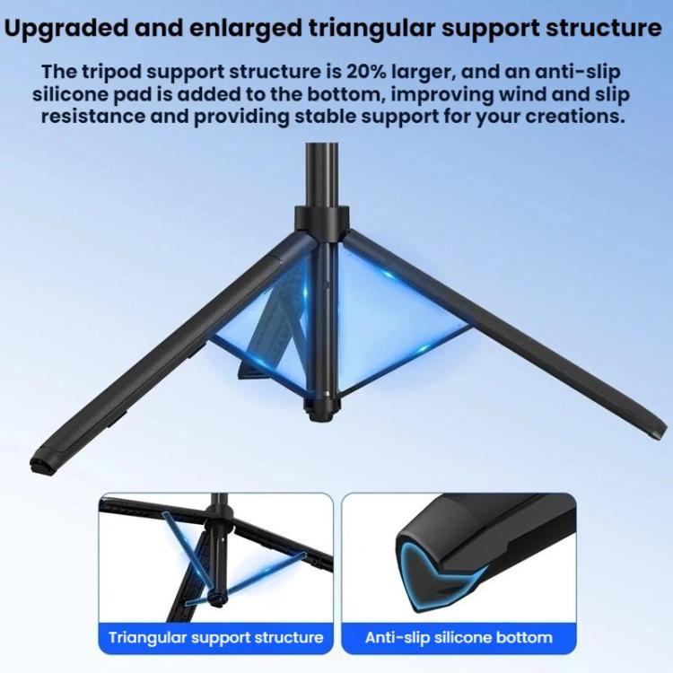 For Insta360 Ace Pro / 2 / X5 Flymile Quick-Release Selfie Extension Pole Tripod