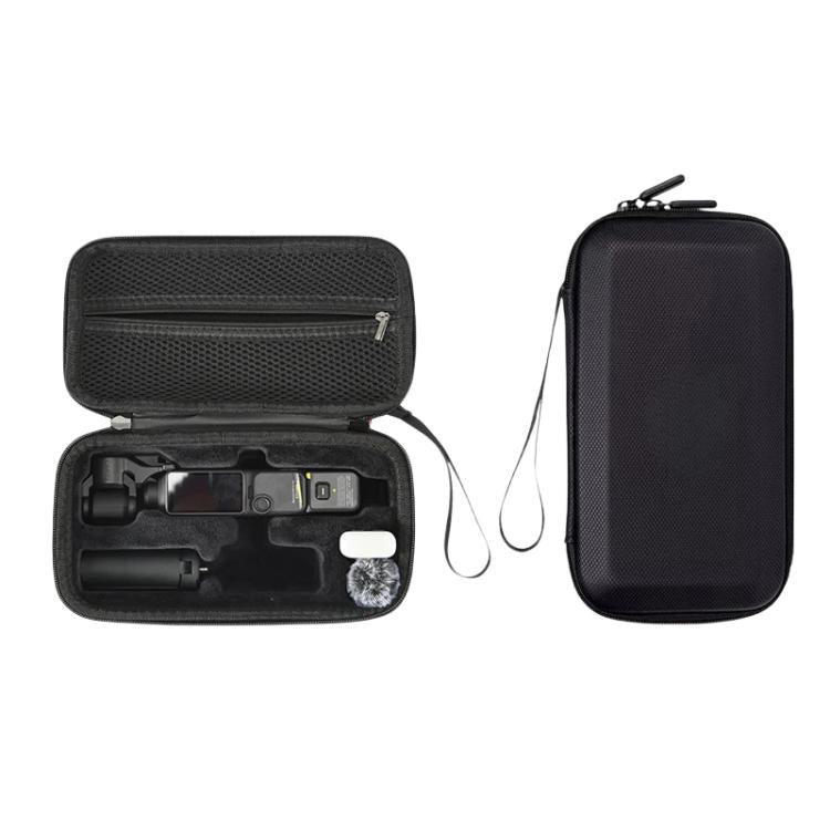 For DJI Osmo Pocket 4 Hard Carrying Case Portable Travel Storage Bag with Wrist Strap & Soft Flannel Inner