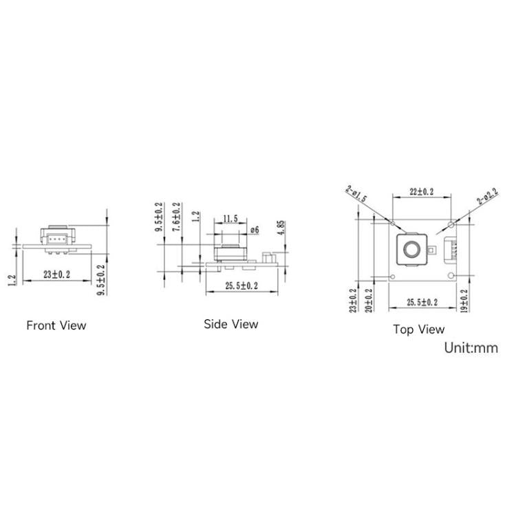 Environment 6 In 1 Gas Sensor Module Supports UART Control Interface, Waveshare 34169