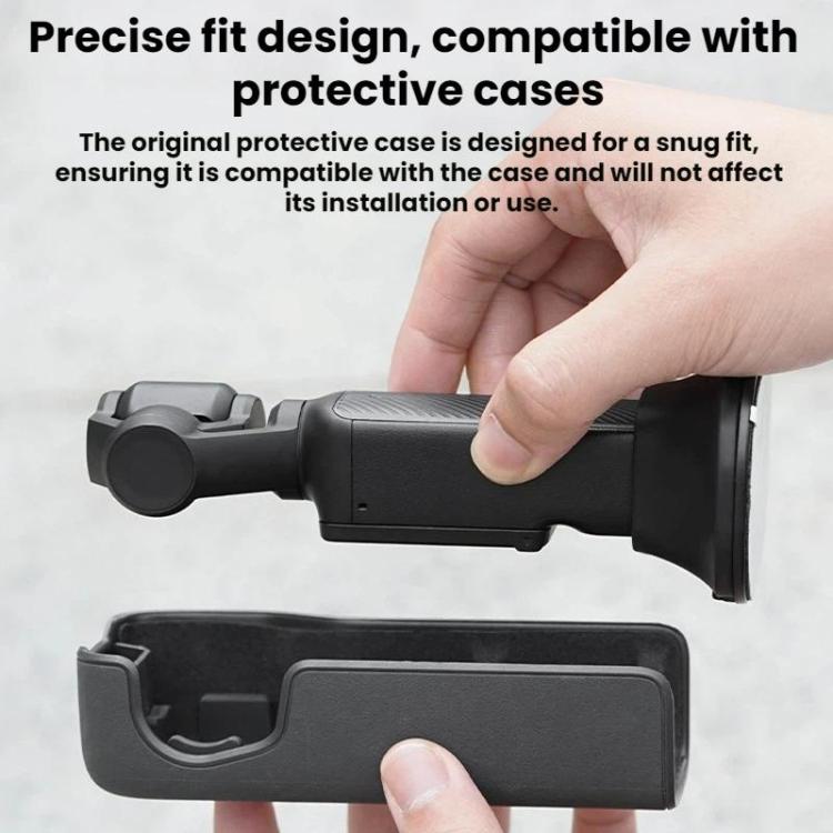 For DJI Osmo Pocket 4 / 3 BRDRC Car Desktop Silicone Mount