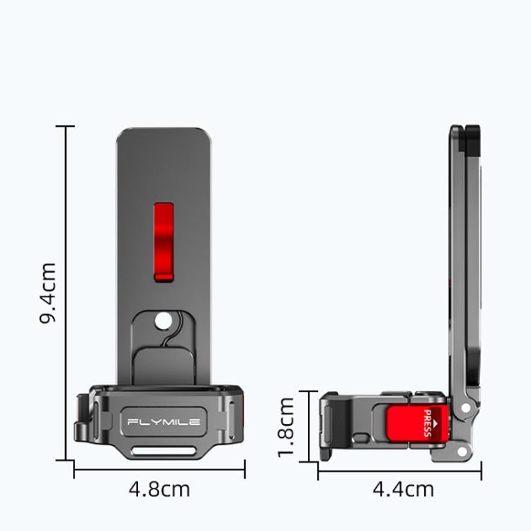 For DJI Osmo Pocket 4/3  Flymile Multi-functional Magnetic Frame Base