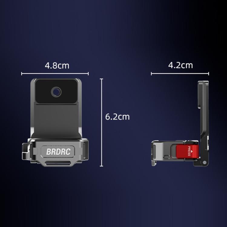 For DJI Osmo Pocket 3 / 4 BRDRC Multi-Functional Magnetic Base Adapter Frame Extension Stand, For DJI Osmo Pocket 3 / 4 Titanium