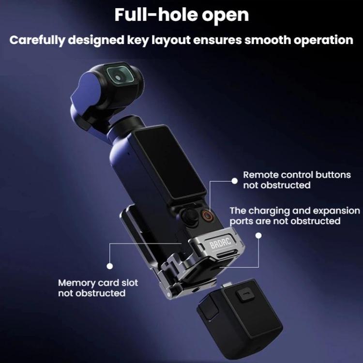 For DJI Osmo Pocket 3 / 4 BRDRC Multi-Functional Magnetic Base Adapter Frame Extension Stand, For DJI Osmo Pocket 3 / 4 Titanium