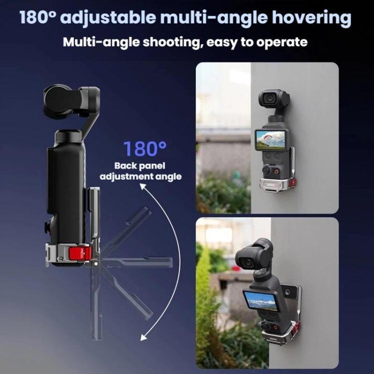 For DJI Osmo Pocket 3 / 4 BRDRC Multi-Functional Magnetic Base Adapter Frame Extension Stand, For DJI Osmo Pocket 3 / 4 Titanium