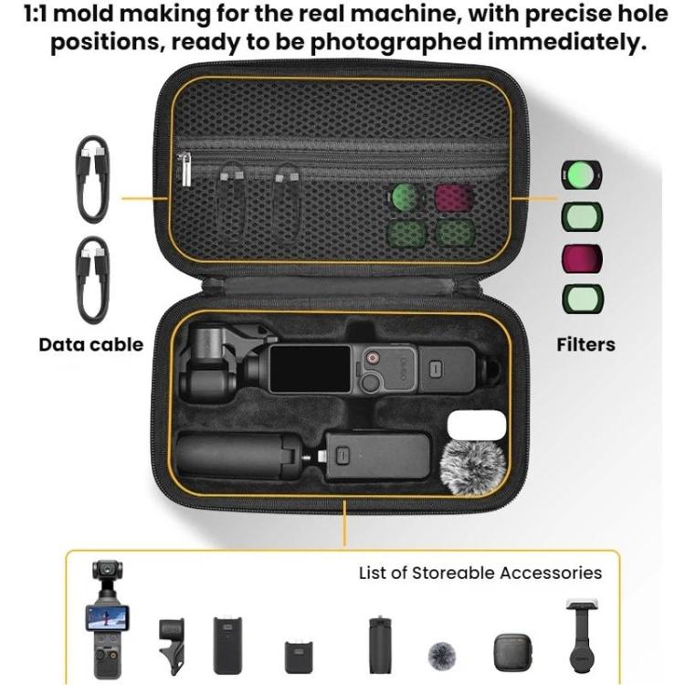 For DJI Osmo Pocket 4 BRDRC Console Storage Protective Case