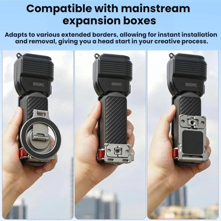 For DJI Osmo Pocket 4 BRDRC Display Lens Cover Gimbal Protective Case