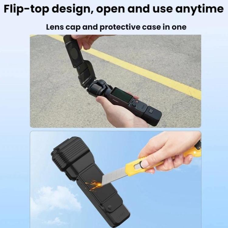 For DJI Osmo Pocket 4 BRDRC Display Lens Cover Gimbal Protective Case