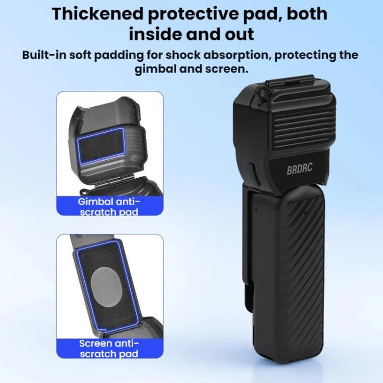 For DJI Osmo Pocket 4 BRDRC Display Lens Cover Gimbal Protective Case