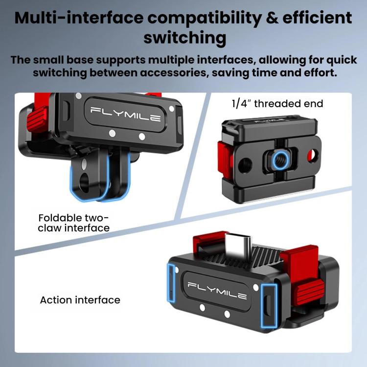 DJI Osmo Pocket 4 / 3 Flymile Magnetic Quick-Release Charging Adapter