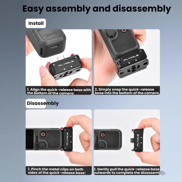 DJI Osmo Pocket 4 / 3 Flymile Magnetic Quick-Release Charging Adapter