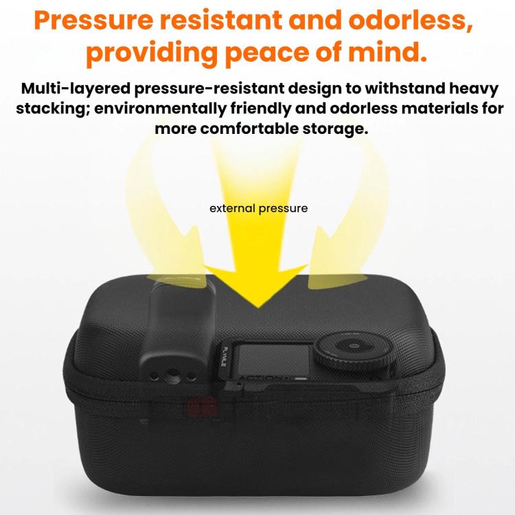 For DJI Action 6 / 5 / 4 / Insta360 Ace Pro 2 Flymile Street Photography Handle Storage Bag