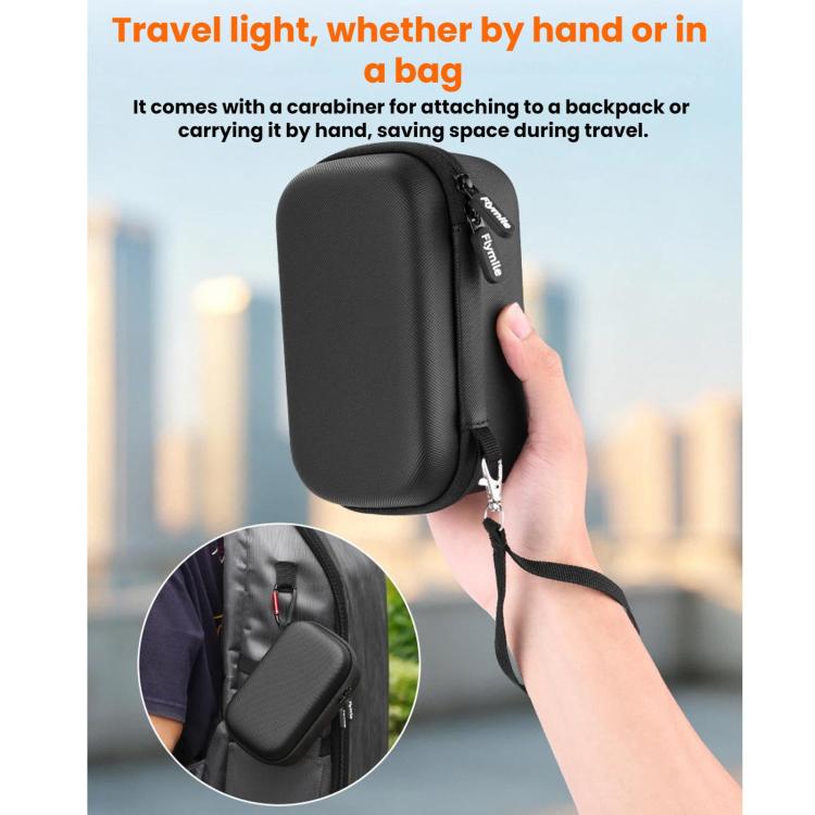 For DJI Action 6 / 5 / 4 / Insta360 Ace Pro 2 Flymile Street Photography Handle Storage Bag