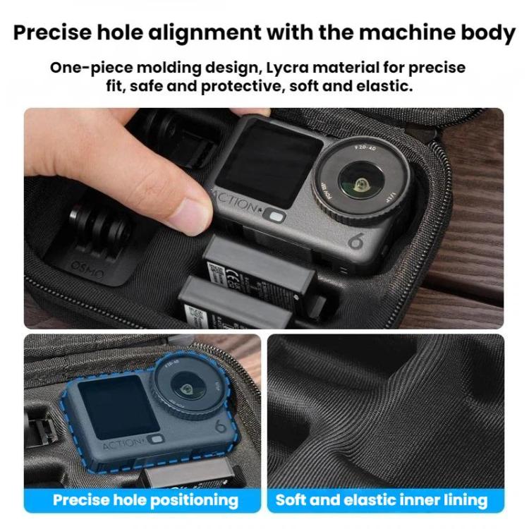 For DJI Osmo Action 6 / 5 Pro / 4 BRDRC Portable Camera Accessory Carrying Case