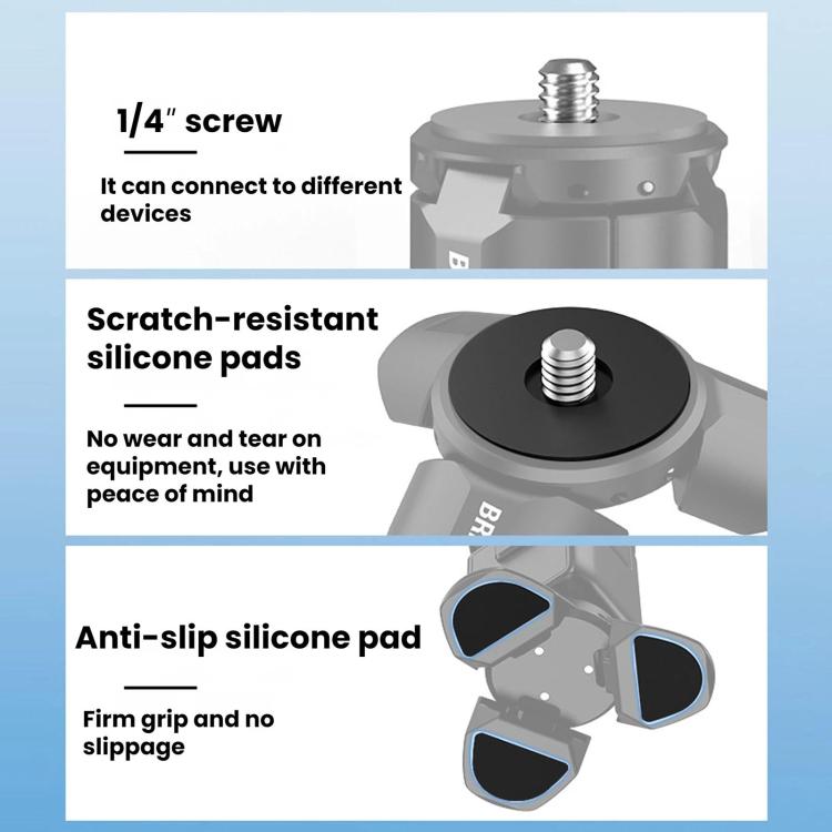 For DJI Osmo Pocket 4 / 3 / Insta360 X5 BRDRC Tripod Magnetic Mount