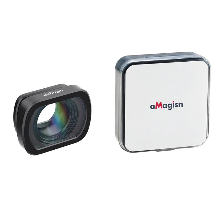 For DJI Osmo Pocket 4/3 Magnetic Optical Glass Lens Filter with Aluminum Alloy Frame, aMagisn Macro Lens 10X, aMagisn Wide Angle Lens 0.72X