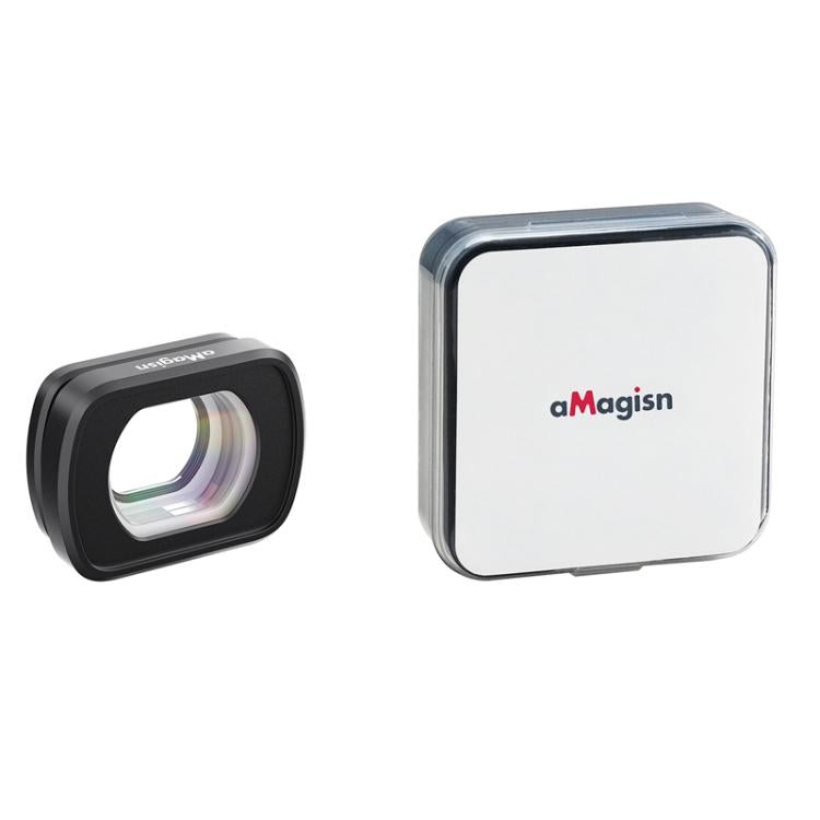 For DJI Osmo Pocket 4/3 Magnetic Optical Glass Lens Filter with Aluminum Alloy Frame, aMagisn Macro Lens 10X, aMagisn Wide Angle Lens 0.72X
