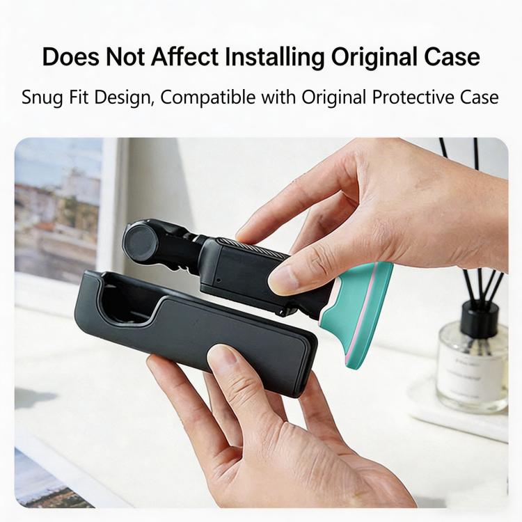 For DJI Osmo Pocket 4/3 Silicone Anti-Slip Base Desktop Support Stand Holder Includes Reusable Nano Adhesive for Car Dashboard