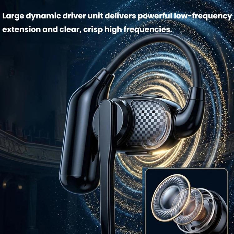 Ear-Hook Rotatable Bluetooth Earphone, HD Noise Reduction Rainproof Earphone, V1, V3